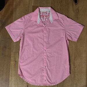 Robert Graham Pink Casual Button Down Shirt
